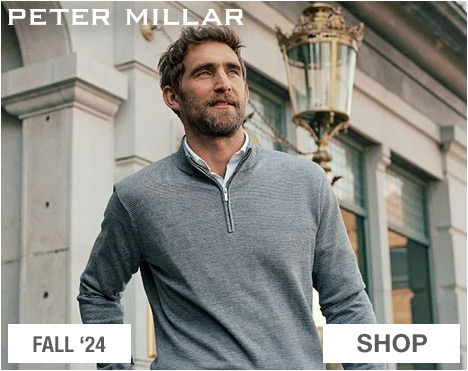 Peter Millar Apparel at Golf Locker Featuring Fall 2024 Styles