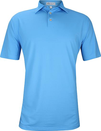 Peter Millar Solid Stretch Mesh Golf Shirts