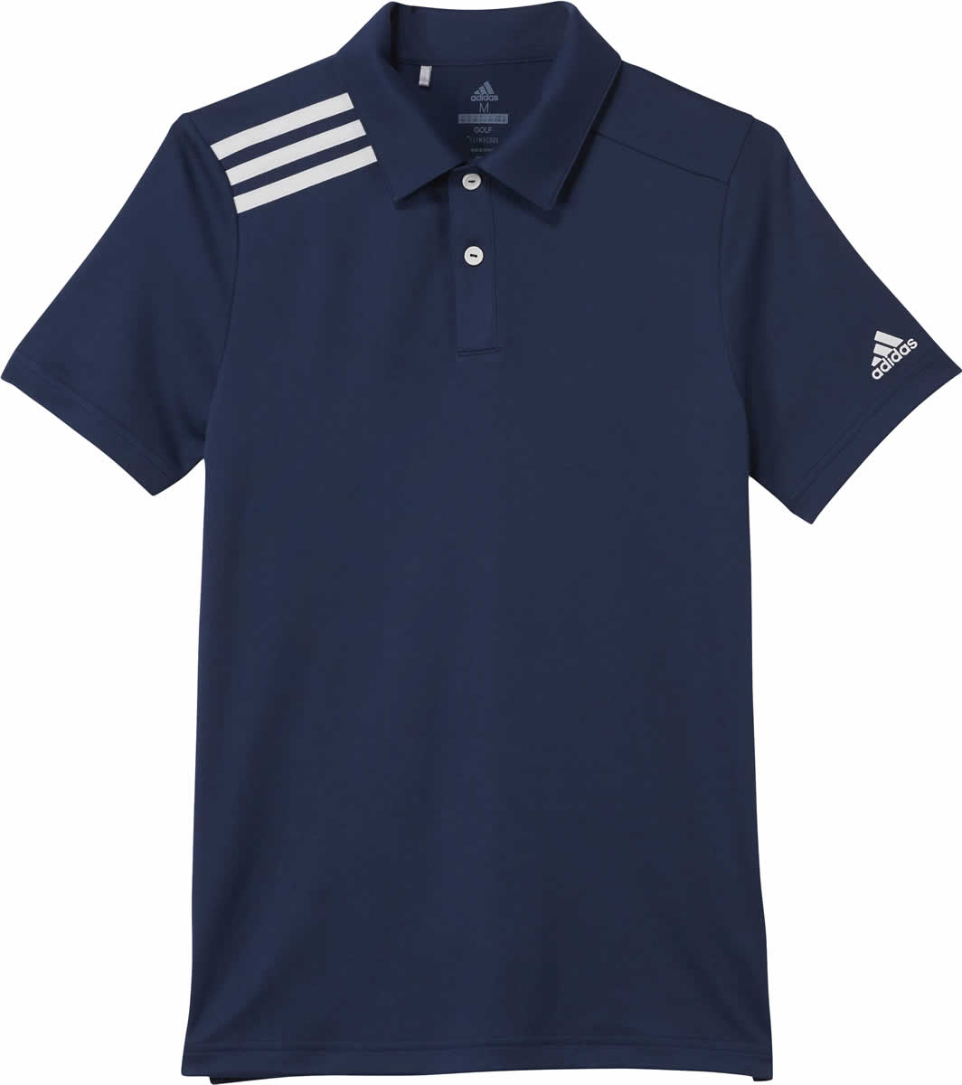 adidas pink stripe golf shirt