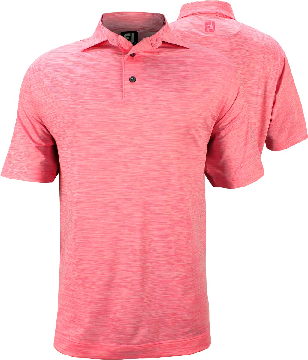 FootJoy Space Dye Lisle Self Collar Golf Shirts
