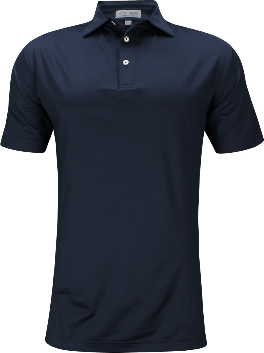 Peter Millar Solid Stretch Jersey Golf Shirts